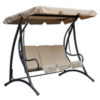 Charles Bentley 3 Seater Premium Swing Seat with Canopy