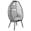 Charles Bentley Egg Shaped Chair - Grey