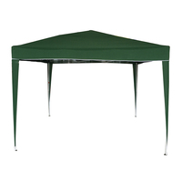 3M X 3M Foldable Pop Up Gazebo Marquee Tent For Camping / Bbq - In Four Colours Green