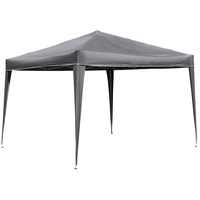 3M X 3M Foldable Pop Up Gazebo Marquee Tent For Camping / Bbq - In Four Colours Grey